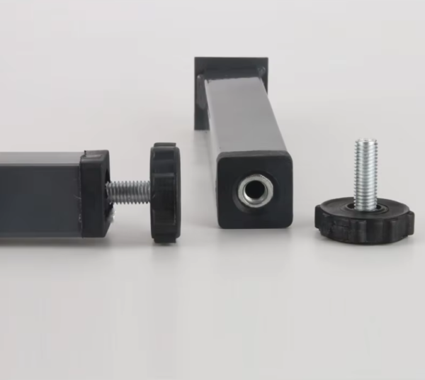 6010 - Fancy Height Adjustable Square Steel Bed Frame Tube Support Metal Bed Legs - Image 3