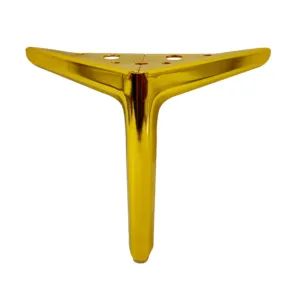 UM-FL034#    Modern furniture legs 120-170mm Black Matt Chrome Gold Metal Furniture Legs