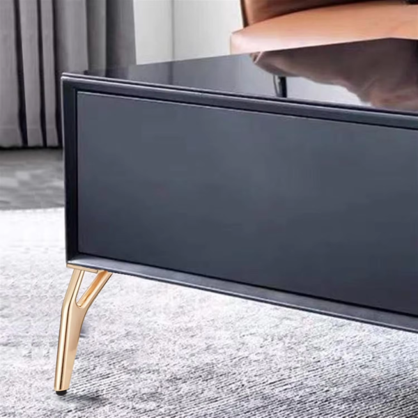 6026 - Modern Brass Metal Tapered Cabinet Table Furniture Sofa Leg Feet - Image 5