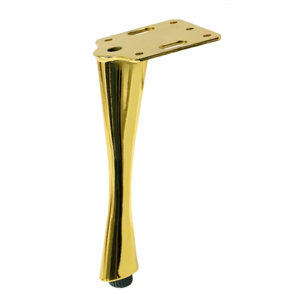 6028 - 170mm gold chrome furniture legs metal feet for couch sofa