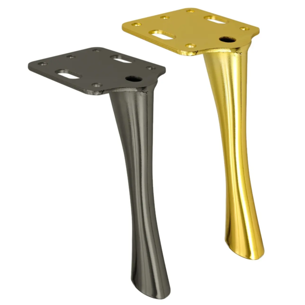 6028 - 170mm gold chrome furniture legs metal feet for couch sofa - Image 2