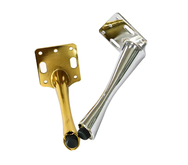 6028 - 170mm gold chrome furniture legs metal feet for couch sofa - Image 3