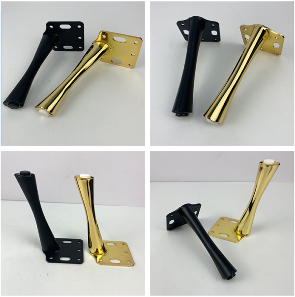 6028 - 170mm gold chrome furniture legs metal feet for couch sofa - Image 5