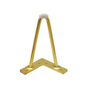 6034 - Gold / Black hairpin legs 15cm, 20cm