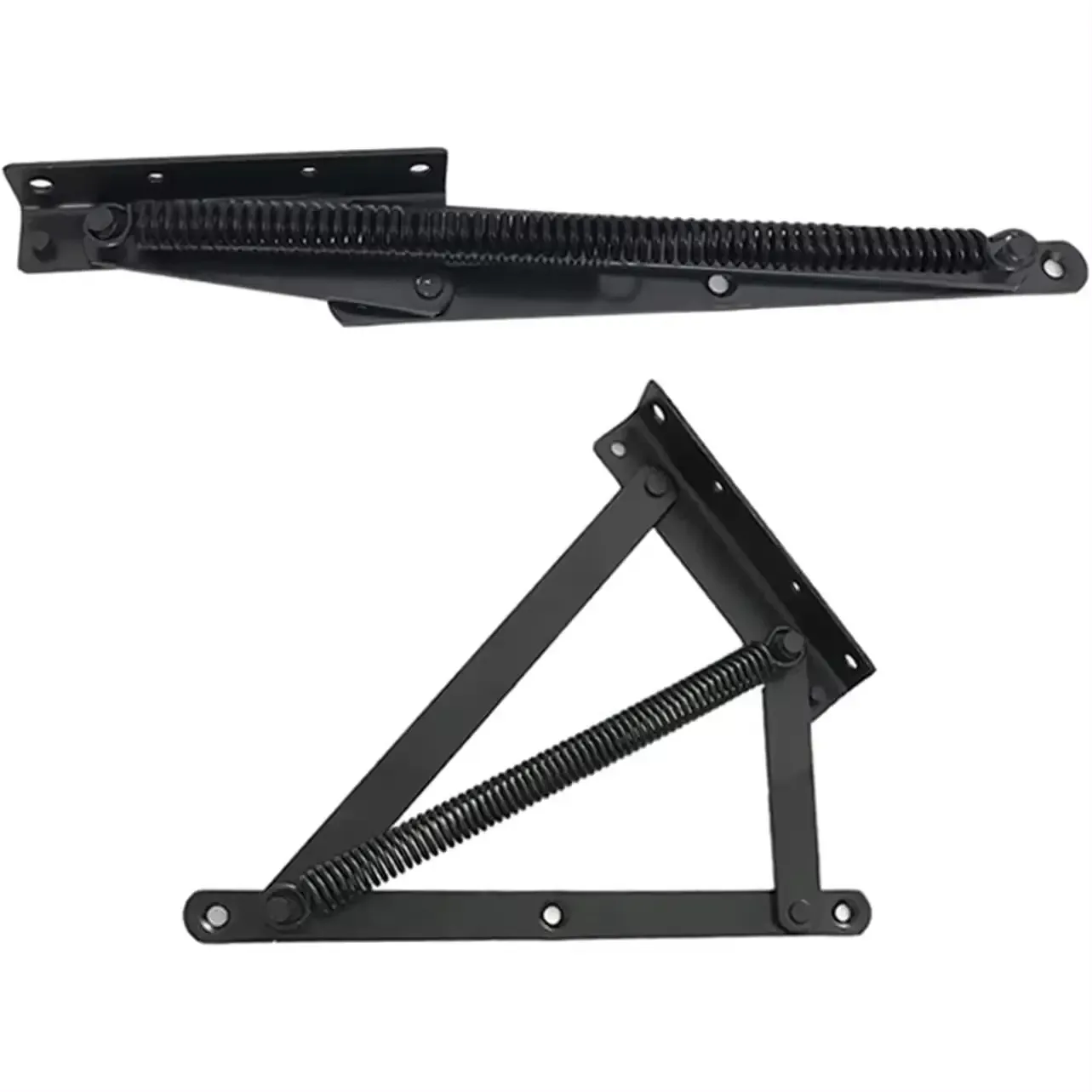 UM-H001 Functional furniture hardware black lift up spring sofa bed hinge - Image 3
