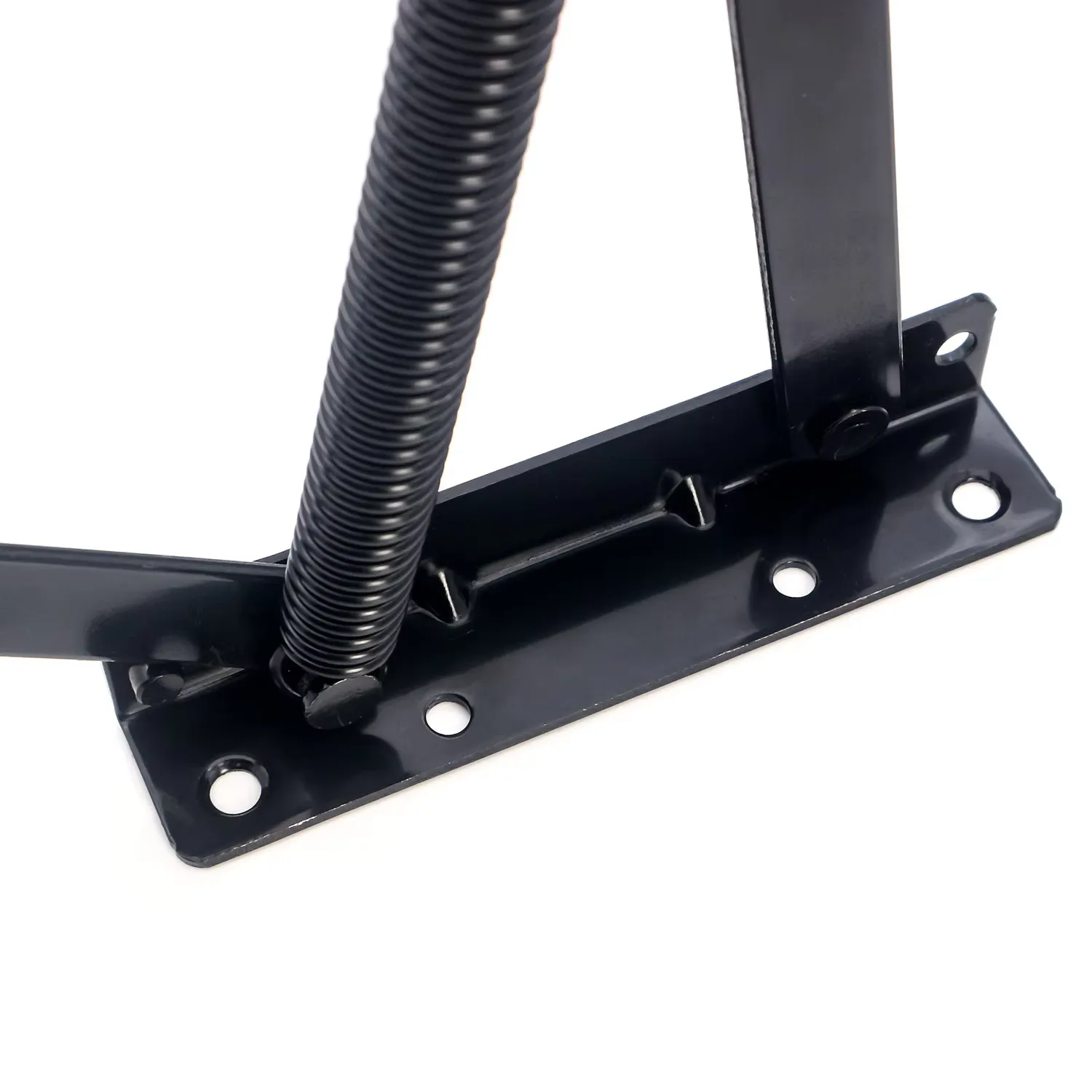 UM-H001 Functional furniture hardware black lift up spring sofa bed hinge - Image 7