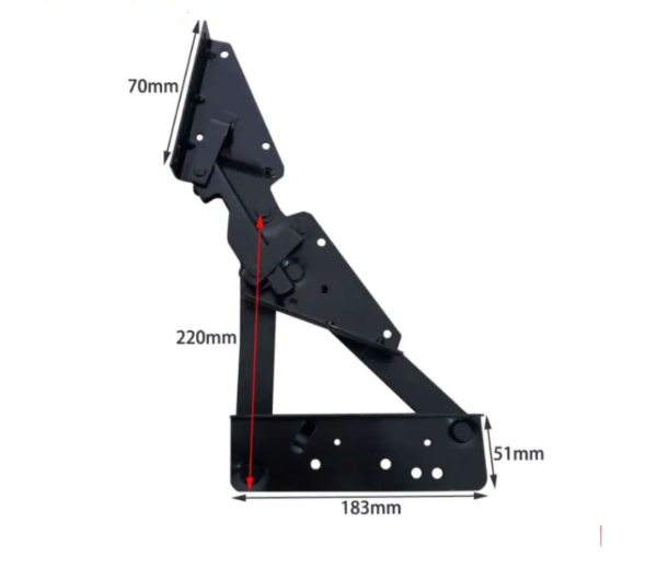 3004 - Folding sofa bed mechanism click clack sofa hinge - Image 2