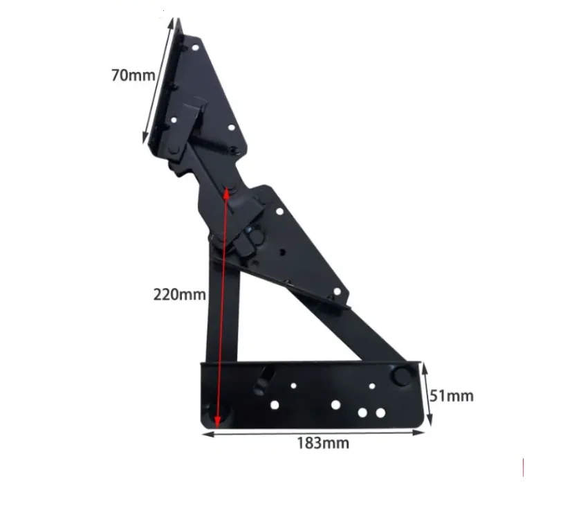 UM-H012# Folding sofa bed mechanism click clack sofa hinge - Image 2