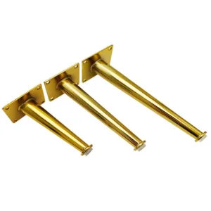 6019A – High Quality Pipe Pedestal Golden Furniture Legs
