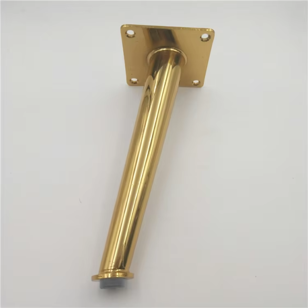 6019A – High Quality Pipe Pedestal Golden Furniture Legs - Image 4